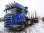 Metsaveomasin Scania R420 LA6x4,návěs Svan |  Transporttehnika | Puidutööstuse masinad | JANEČEK CZ 